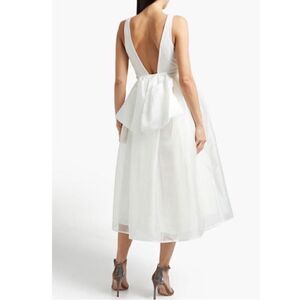 Sachin + Babi | Dresses | Anthropologie Sachin Babi Blaine Taffeta  Squareneck Midi Dress Size 8 | Poshmark